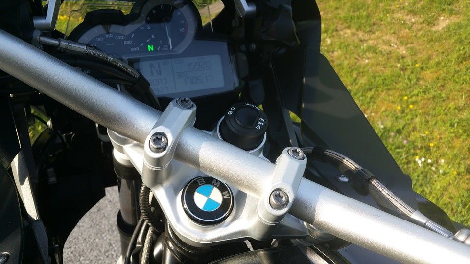 BMW 1200 GS Motorbike inspection keyless start